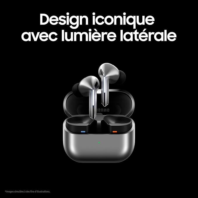 Samsung Galaxy Buds3 Pro, Écouteurs sans Fil, Réduction Active de Bruit