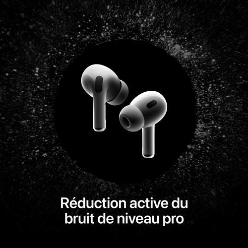 Apple AirPods Pro 2ème génération Blanc avec boîtier de charge MagSafe USB‑C Ecouteurs sans fil