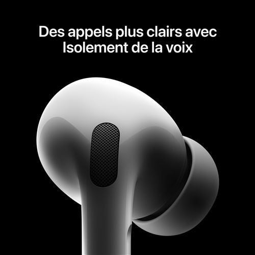 Apple AirPods Pro 2ème génération Blanc avec boîtier de charge MagSafe USB‑C Ecouteurs sans fil